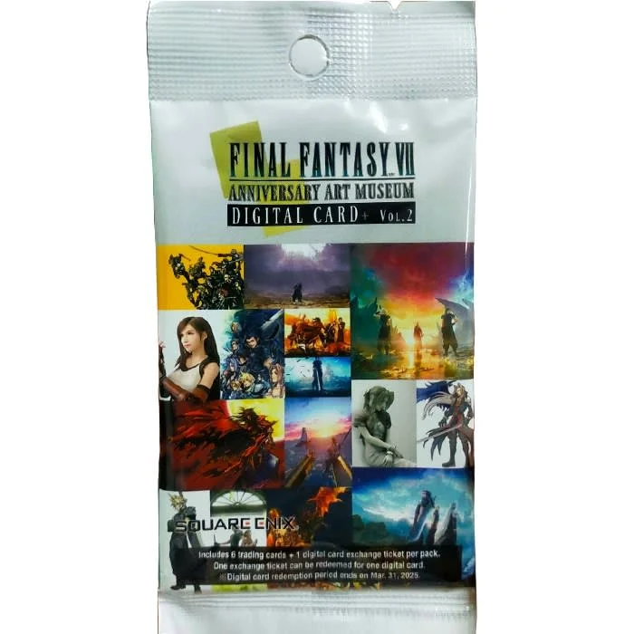 Final Fantasy VII TCG Anniversary Art Museum Digital Card Plus Vol. 2 English - 1 Booster
